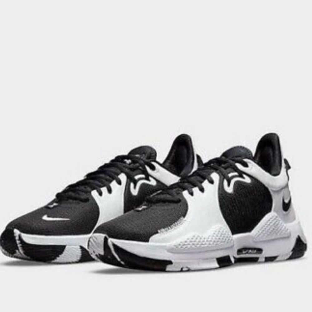 Nike PG 5 Paul George TB Men's Basketball Shoes Black/White DA7758 001